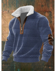Helvano | Fleece-Pullover mit Stehkragen für Herren