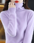 Helvano | Rollkragenpullover für Damen in Weiss