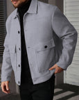 Helvano | Strukturierte Utility-Jacke für Herren