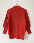 Helvano | Strukturierter High-Low-Pullover für Damen