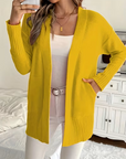 Helvano | Lockere offene Strickjacke für Damen