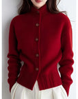 Helvano | Strickjacke mit Stehkragen für Damen