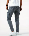 Helvano | Cargo-Jeans aus Denim für Herren