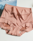Helvano | Nahtlose Satin-Slips für Damen – 5er-Pack