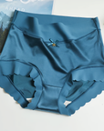 Helvano | Nahtlose Satin-Slips für Damen – 5er-Pack