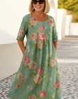 Helvano | Midikleid mit Blumenmuster für Damen