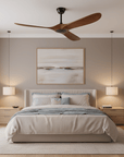 Helvano | Deckenventilator mit Licht und Fernbedienung in Schwarz