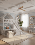 Helvano | Deckenventilator mit Fernbedienung & Holzoptik