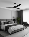 Helvano | Deckenventilator mit Fernbedienung & Holzoptik