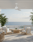 Helvano | Deckenventilator mit Fernbedienung & Holzoptik