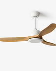 Helvano | Deckenventilator mit Fernbedienung & Holzoptik