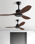Helvano | Deckenventilator mit Fernbedienung & Holzoptik
