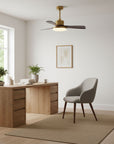 Helvano | Deckenventilator mit Licht und Fernbedienung