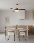 Helvano | Deckenventilator mit Licht und Fernbedienung