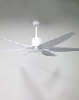 Helvano | LED-Deckenventilator mit Licht, Semi-Flush