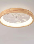 Helvano | Deckenventilator mit LED-Licht und Holzoptik
