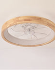 Helvano | Deckenventilator mit LED-Licht und Holzoptik