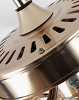 Helvano | Deckenventilator mit Licht im Landhausstil, 5-flammig