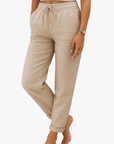 Helvano | Stretch-Leinenhose für Damen