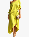 Helvano | Asymmetrisches Midikleid für Damen