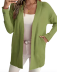 Helvano | Lange Strickjacke für Damen