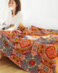Helvano | Boho Wendedecke – Kuscheldecke