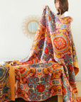 Helvano | Boho Wendedecke – Kuscheldecke