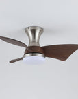 Helvano | Deckenventilator mit Licht und Holzflügeln