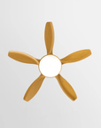 Helvano | Deckenventilator mit Licht in Holzoptik