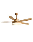 Helvano | Deckenventilator mit Licht in Holzoptik