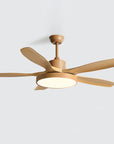 Helvano | Deckenventilator mit Licht in Holzoptik