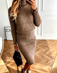 Helvano | Gemütliches Pullover-Strickkleid für Damen