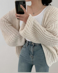 Helvano | Langarm-Strickjacke für Damen