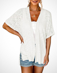 Helvano | Lässige offene Strickjacke für Damen