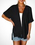 Helvano | Lässige offene Strickjacke für Damen