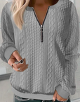 Helvano | Weicher Struktur-Strickpullover für Damen