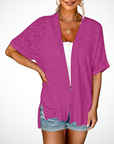 Helvano | Lässige offene Strickjacke für Damen