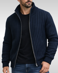 Helvano | Strickjacke mit Reissverschluss für Herren