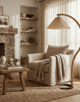 Helvano | Stehlampe aus Buchenholz im Scandi-Stil