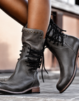 Helvano | Retro Fleece-Stiefel für Damen