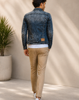 Helvano | Retro-Jeansjacke aus Denim für Herren