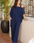 Helvano | Zweiteiliges Chiffon-Set für Damen