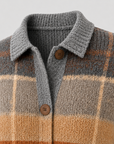 Helvano | Kariertes Cardigan für Damen