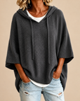 Helvano | Oversized Kapuzenpullover für Damen