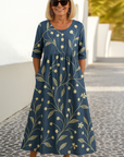 Helvano | Midikleid mit Blumenmuster für Damen
