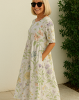 Helvano | Midikleid mit Blumenmuster für Damen