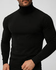 Helvano | Slim-Fit Rollkragenpullover für Herren