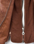 Helvano | Damen Kunstlederjacke mit Kapuze