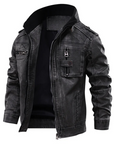 Helvano | Lederjacke für Herren in Schwarz