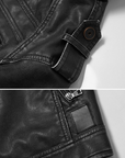 Helvano | Formelle Lederjacke für Herren in Schwarz